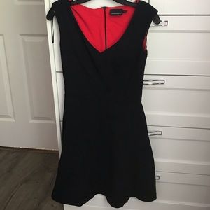 Black skater dress with STRETCH